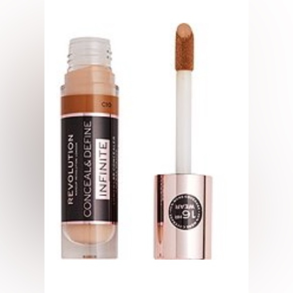 Revolution Conceal & Define Infinite LongWear Concealer Crease Proof Niacinamid